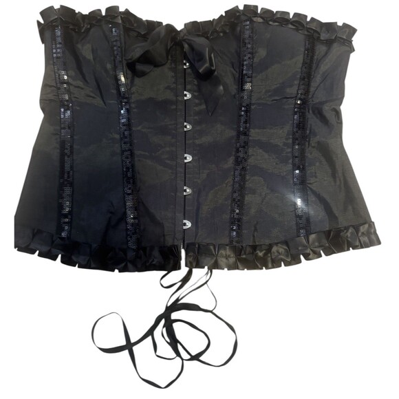 Adore Me Black Plus Size Corset 3 XL - Picture 1 of 8